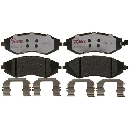 R/M Brakes BRAKE PADS OEM OE Replacement Hybrid Technology Includes Mounting Hardware EHT1035H